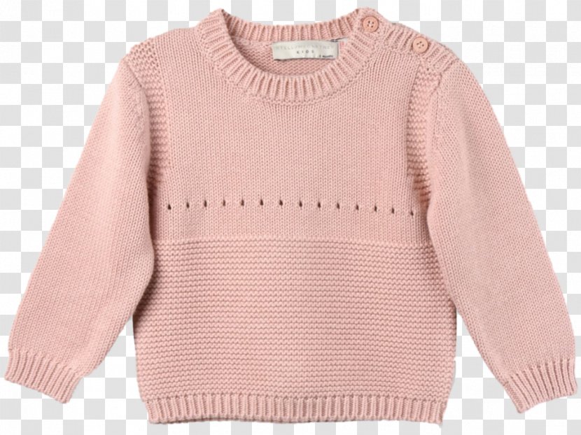 Sweater Shoulder Pink M Sleeve RTV - Woolen - Baby Jumper Transparent PNG