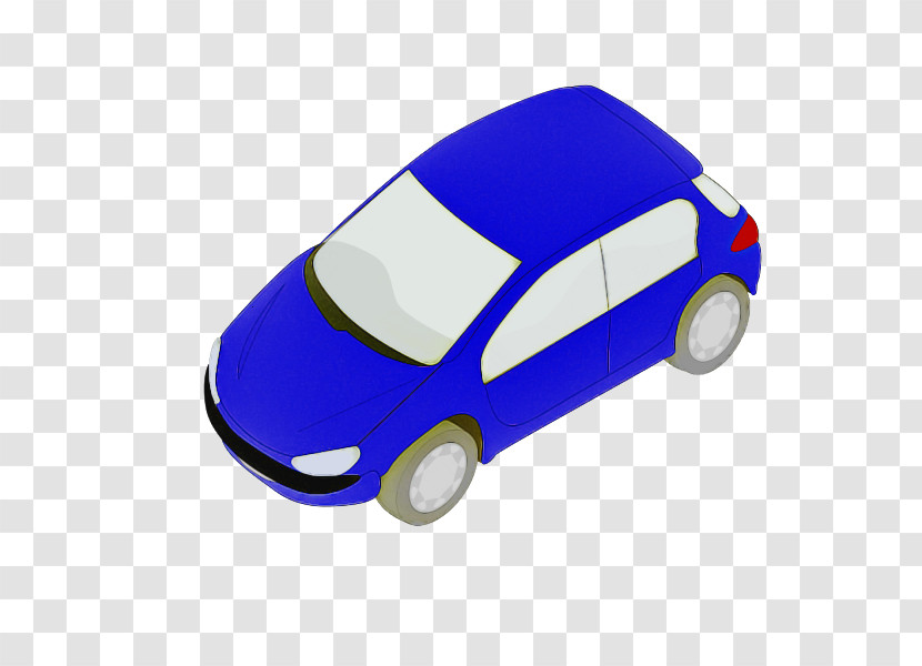 Compact Car Car Door Car Model Car Electric Blue M Transparent PNG