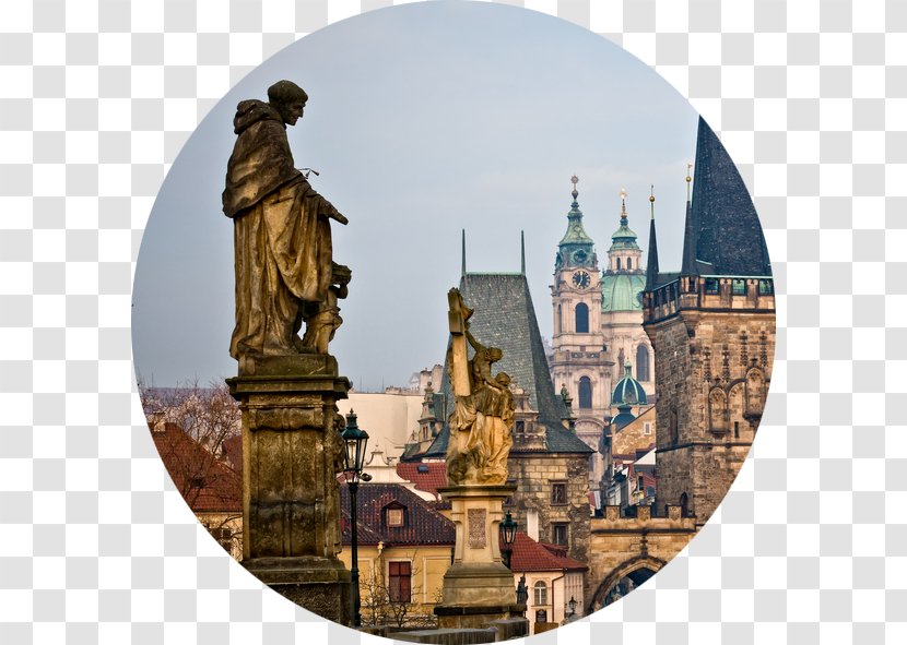 St.Charles Bridge Old Town Tower Bus - Tourist Attraction Transparent PNG