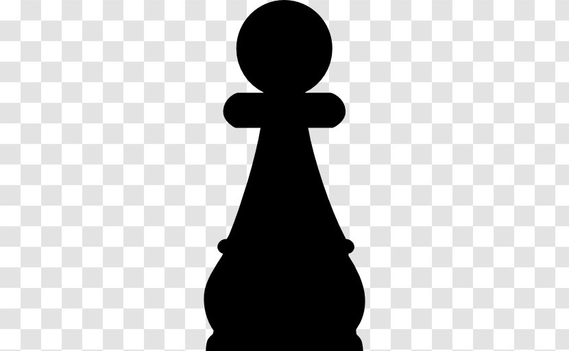 Chess Piece Pawn Knight White And Black In - Gamepiece Transparent PNG