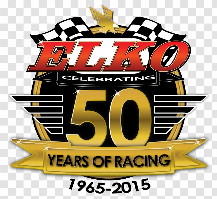 Logo Elko Speedway Brand Recreation Font - 50 YEARS Transparent PNG