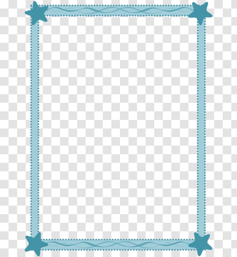 Sea Picture Frames Clip Art - Blue - Cartoon Window Transparent PNG