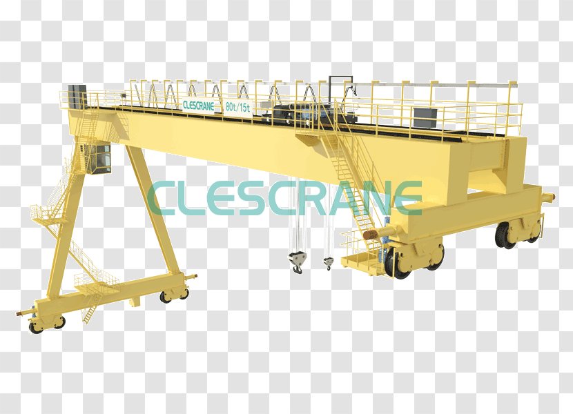 Gantry Crane Machine Overhead Hoist Transparent PNG