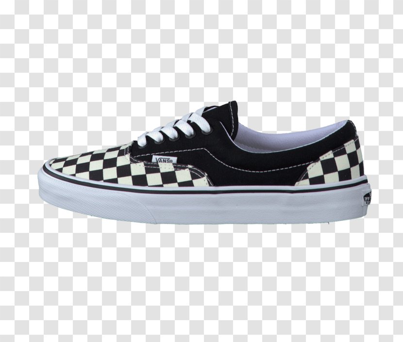 Sports Shoes Vans Era Authentic Checkerboard - Black - Checkered Transparent PNG