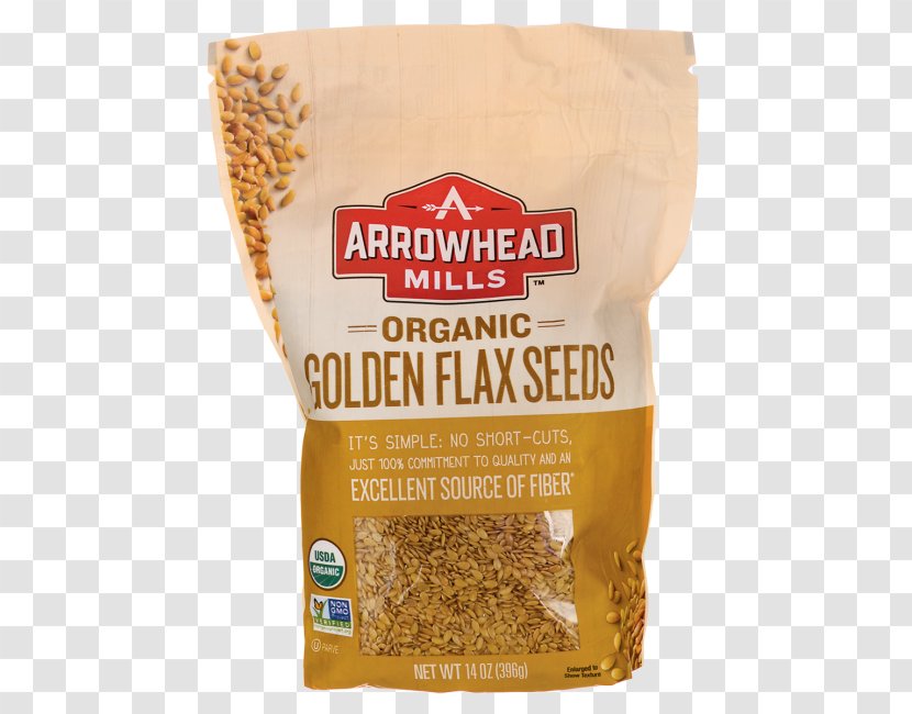 Organic Food Flax Arrowhead Mills Seed - Nut - Seeds Transparent PNG