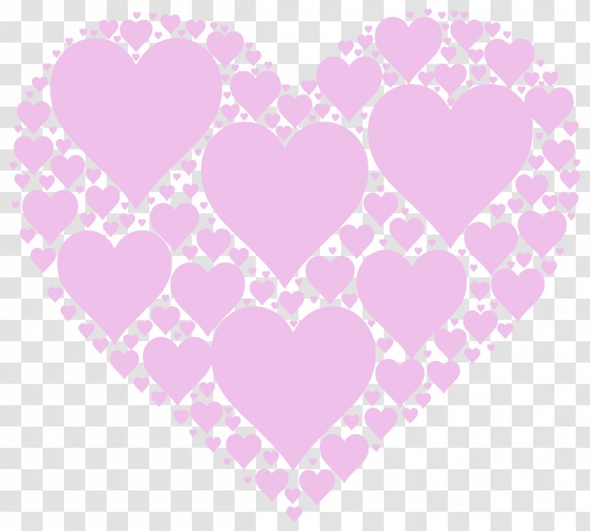 Heart Clip Art - Frame - Pink Transparent PNG