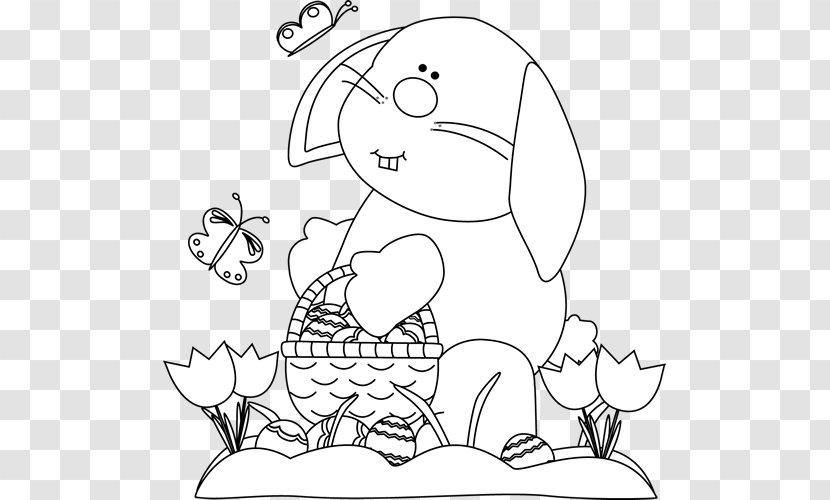 Coloring Book Easter Bunny Kindergarten Drawing - Tree Transparent PNG