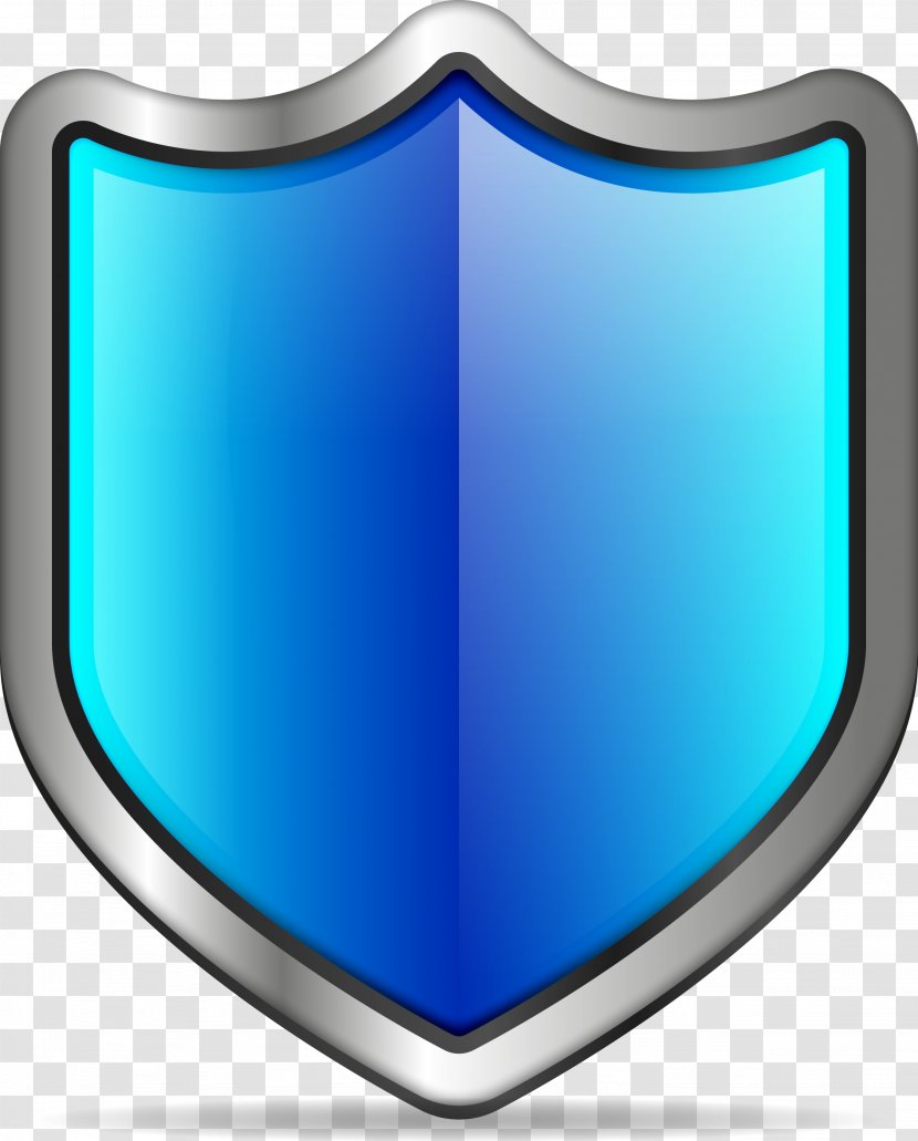 Vecteur Computer File - Electric Blue - Shield Badge Transparent PNG