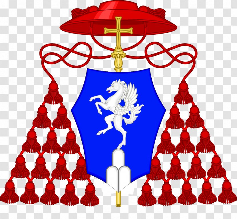 Cardinal Archbishop Coat Of Arms Ecclesiastical Heraldry - Christmas Tree - Via Rusticucci Transparent PNG
