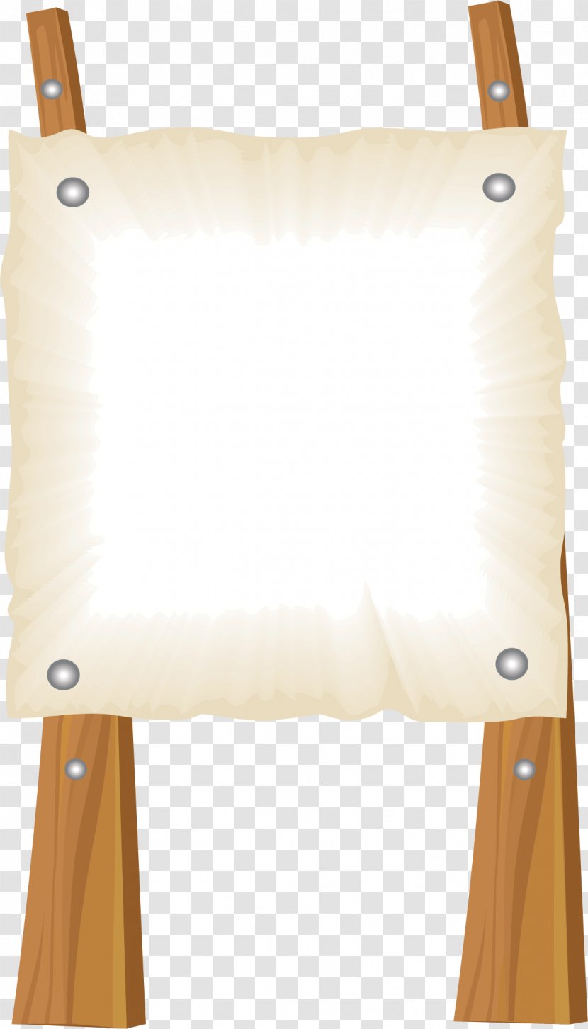 Paper - Chair - Wood Vector Element Transparent PNG