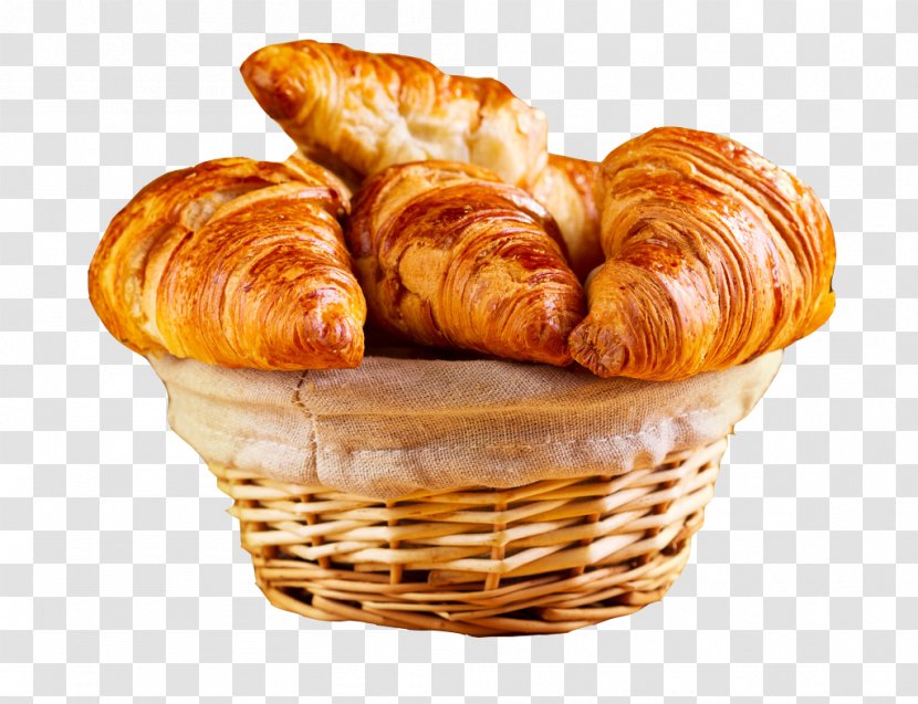Croissant Bakery Puff Pastry Breakfast Cake - Danish - Claw Bags And Baskets Transparent PNG