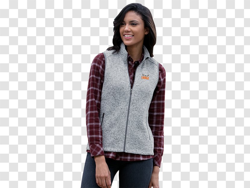 Promotional Merchandise Gilets Polar Fleece Advertising - Plaid - Marketing Transparent PNG