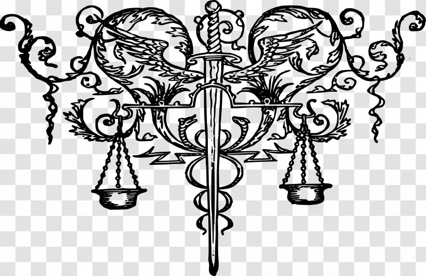 Lady Justice Sword Of Clip Art - Scale Transparent PNG