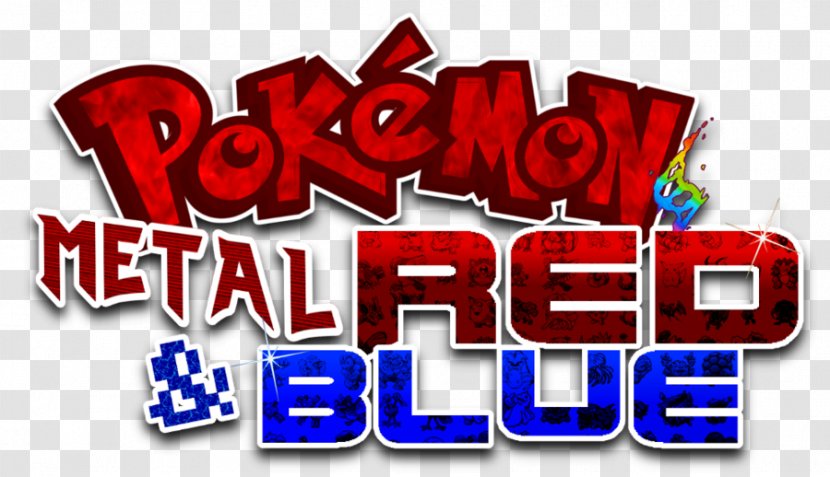 Pokémon Red And Blue Logo Poké Ball Font - Steel - Metal Transparent PNG