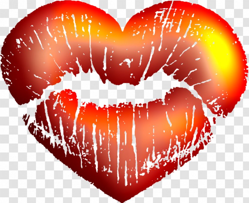 DeviantArt Heart Artist Clip Art - Cartoon - Kiss Transparent PNG