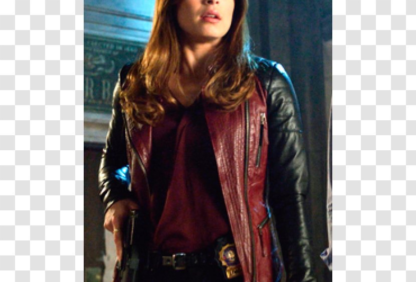 Leather Jacket Catherine Chandler Beauty And The Beast - Season 2Beauty Transparent PNG