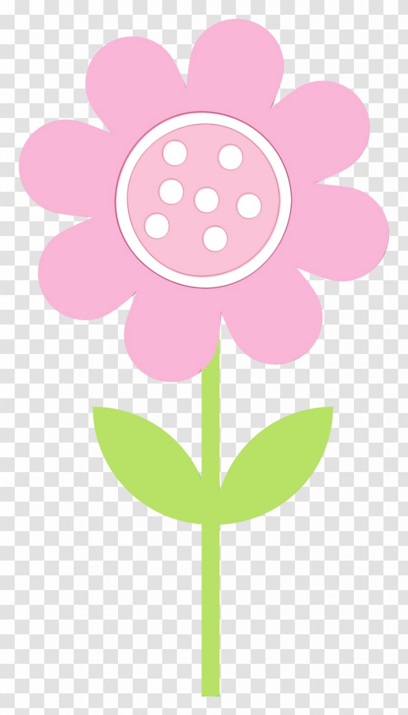 Pink Flower Plant Petal Cut Flowers - Wildflower Stem Transparent PNG
