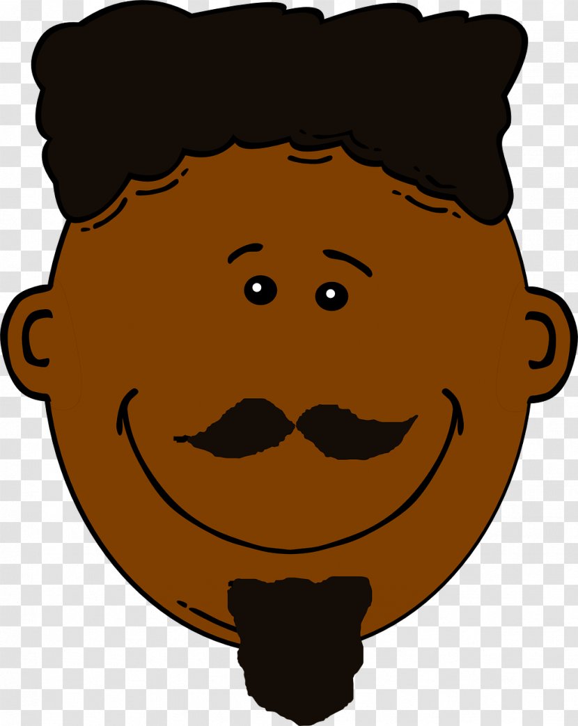 Child Smiley Boy Clip Art - Watercolor - Beard And Moustache Transparent PNG