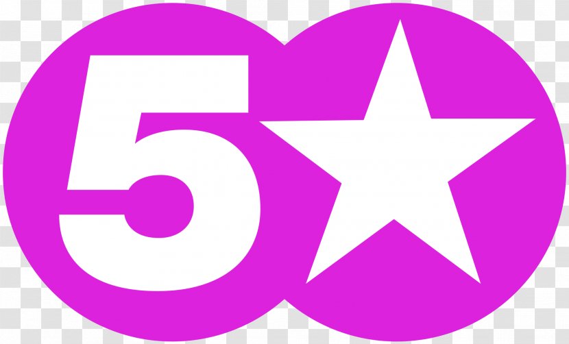 United Kingdom Channel 5 Television 5USA - Area - Star Images Transparent PNG