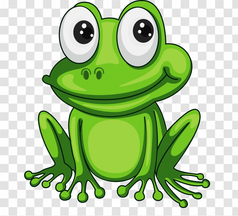 Frog Cartoon Clip Art - Ranidae Transparent PNG
