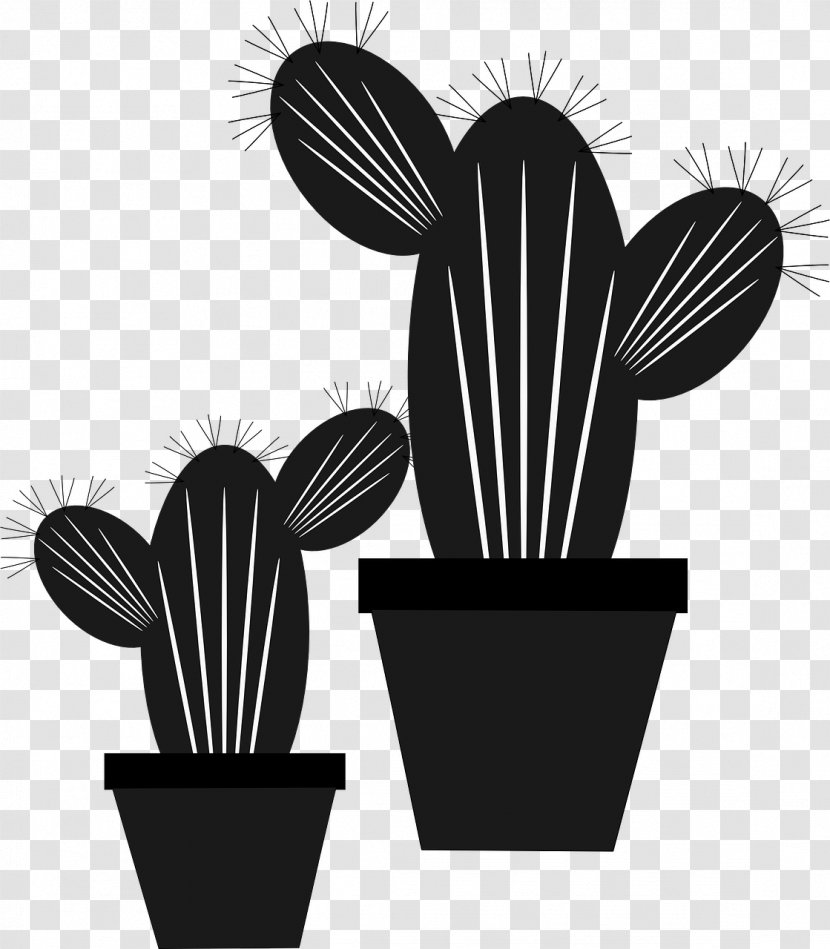 Cactus/ Cactus Clip Art - Monochrome Photography Transparent PNG