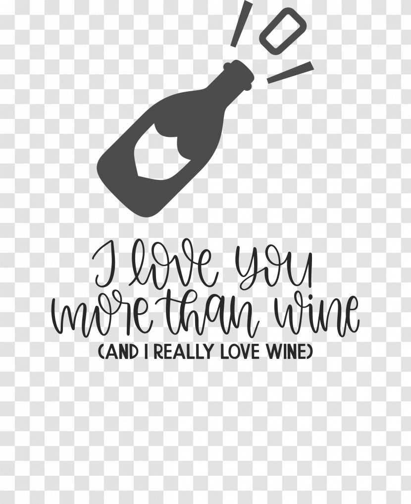 Love You More Than Wine Love Wine Transparent PNG