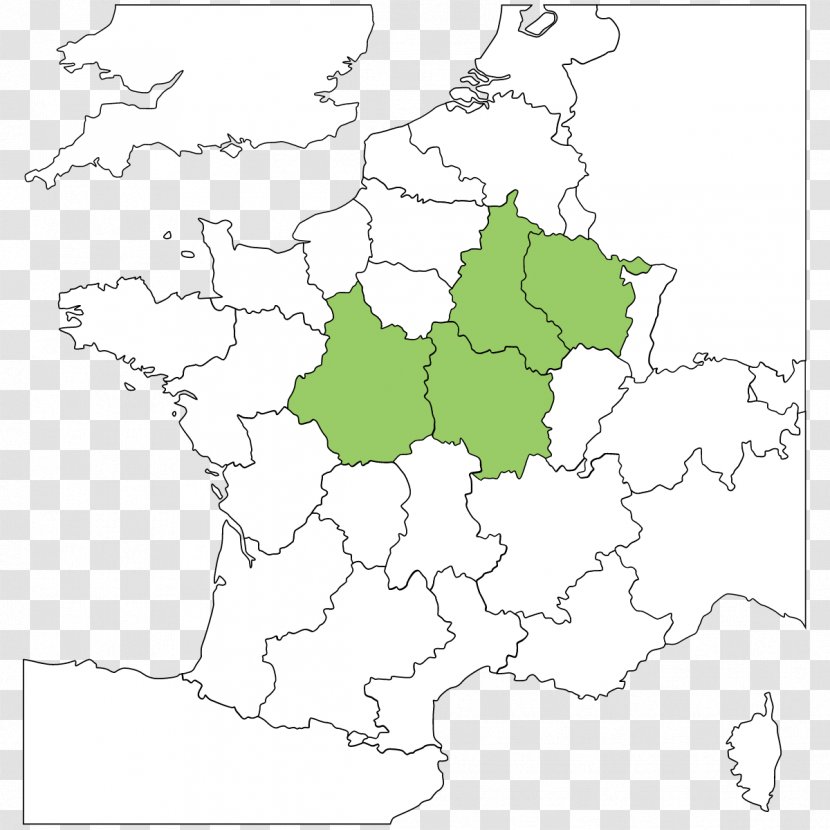 Corsica Map - Tree Transparent PNG