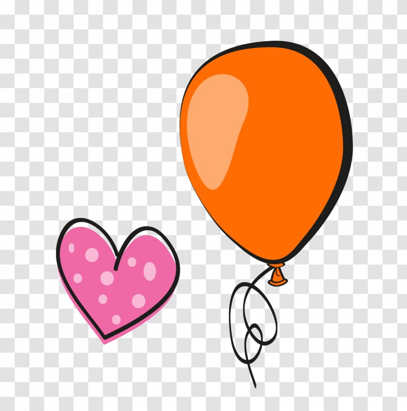 Balloon Elephant Heart Clip Art - Text - Heart-shaped Balloons Vector Transparent PNG