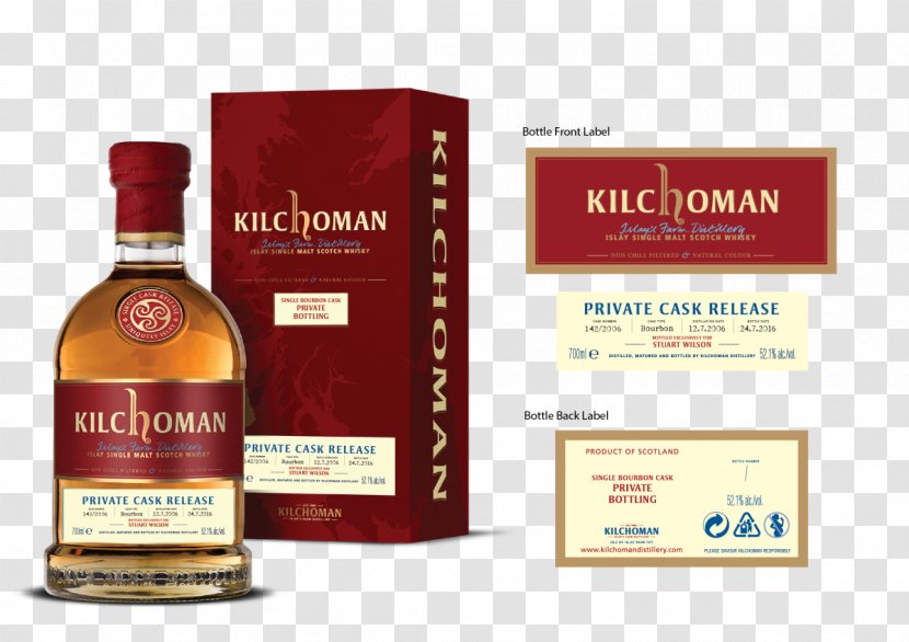 Kilchoman Distillery Whiskey Single Malt Whisky Machir Bay Port Wine - Barrel - Bottle Transparent PNG