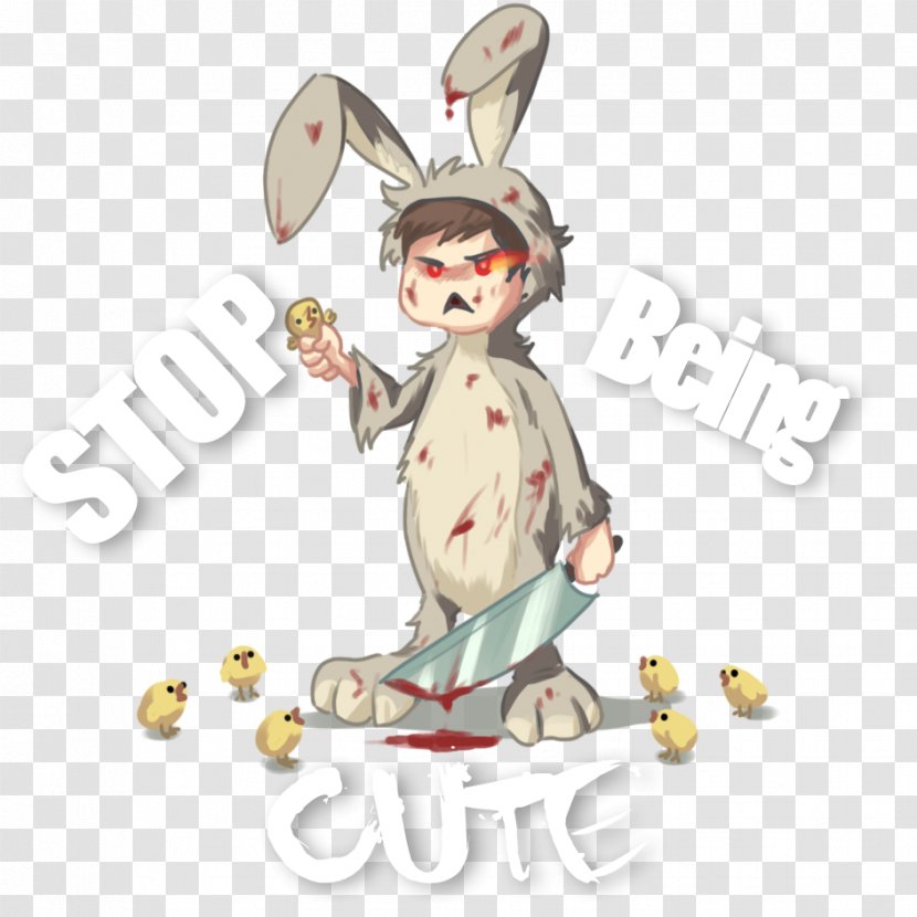 Rabbit Hare Easter Bunny - Cartoon Transparent PNG