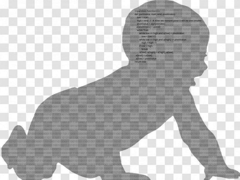 Silhouette Infant Child Clip Art - Joint Transparent PNG