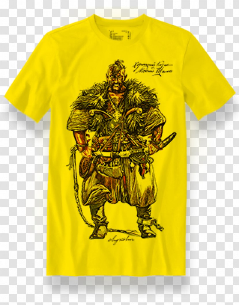 T-shirt Cossack Moisei Shilo Ukraine - Active Shirt Transparent PNG