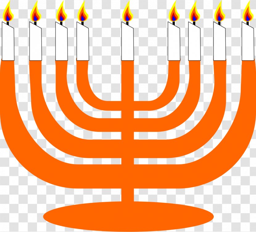Menorah Hanukkah Clip Art - Jewish Symbolism - Images Of Transparent PNG