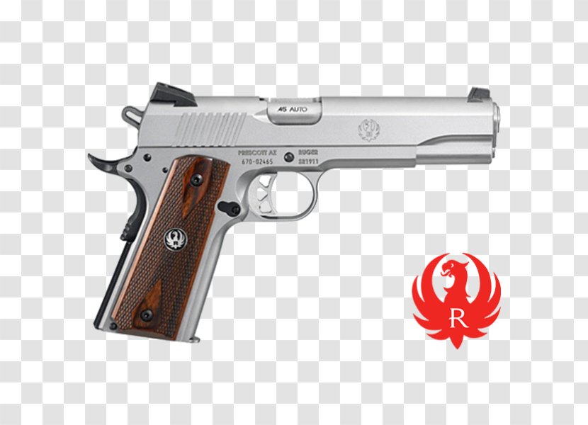 Ruger SR1911 .45 ACP Sturm, & Co. Pistol Firearm - Sr1911 Transparent PNG