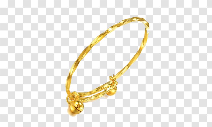 Gold Child Full Moon Bracelet - Designer - Chow Sang Rings BB Activity Baby Gifts 13195K Two Transparent PNG