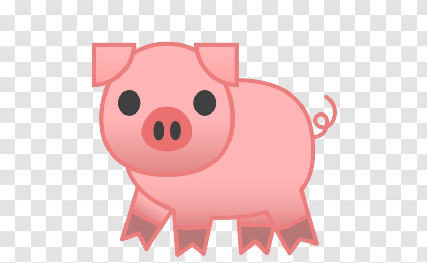 Domestic Pig Emojipedia Pork - Google Transparent PNG
