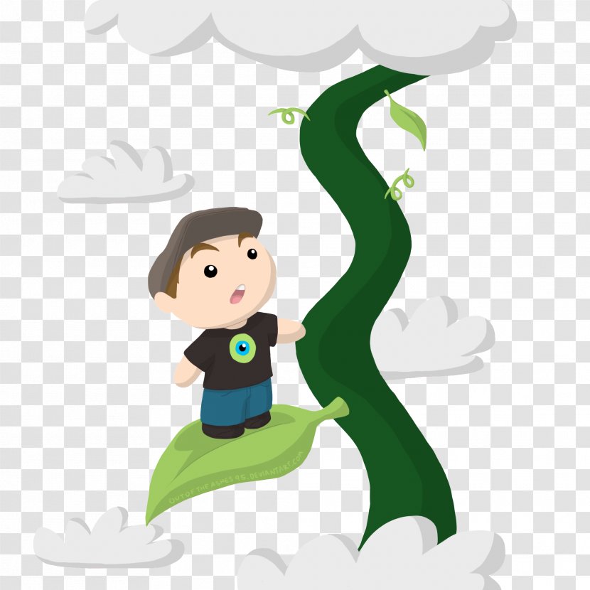 Jack And The Beanstalk Drawing Jasper's Clip Art - Organism - Plant Transparent PNG