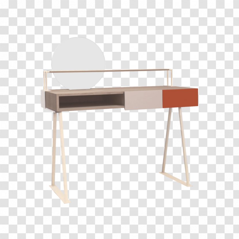 Lowboy Desk Furniture Drawer - Wooden Desktop Transparent PNG
