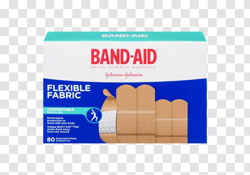 Johnson & Band-Aid Adhesive Bandage First Aid Supplies Textile - Material - Carton Transparent PNG