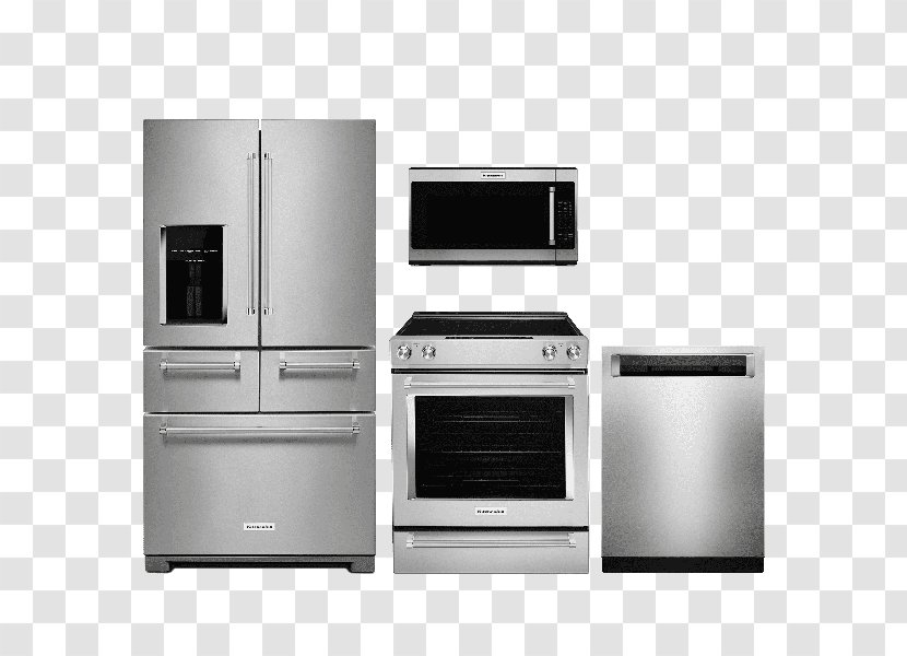 Home Appliance Cooking Ranges Microwave Ovens Gas Stove KitchenAid - Refrigerator - Kitchen Appliances Transparent PNG