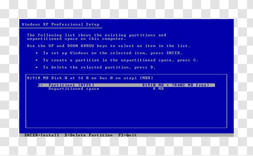 Installation Windows XP 7 Pre-installed Software - Preinstalled - Hard Drive Mount Transparent PNG
