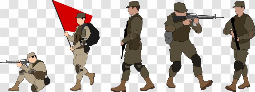 Soldier Military Infantry Clip Art - Organization - Soldiers Transparent PNG
