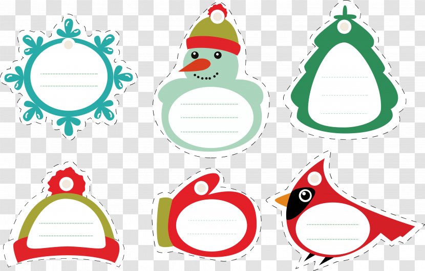 Santa Claus Christmas Sticker - Snowman - Stickers Transparent PNG