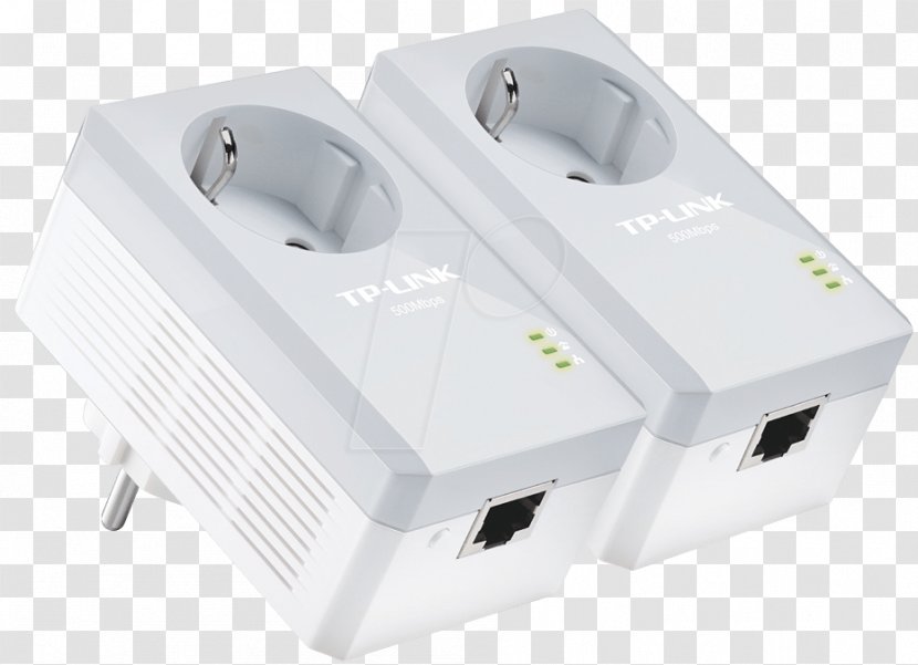 Power-line Communication HomePlug Adapter PowerLAN Devolo - Ethernet - Tplink Transparent PNG