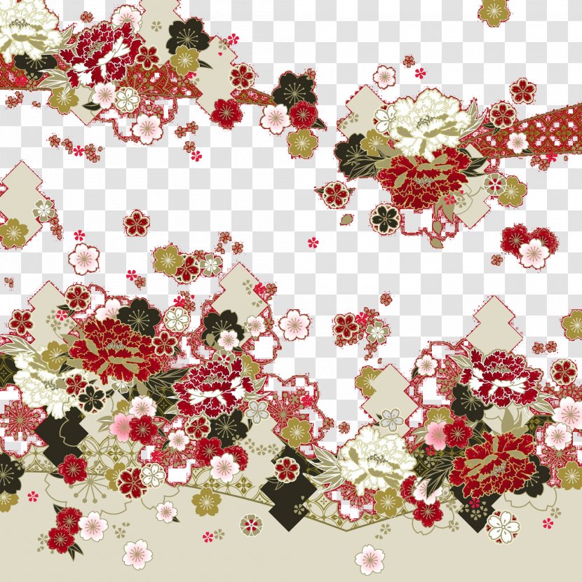 Cherry Blossom Flower Floral Design - Flora - Wind Transparent PNG
