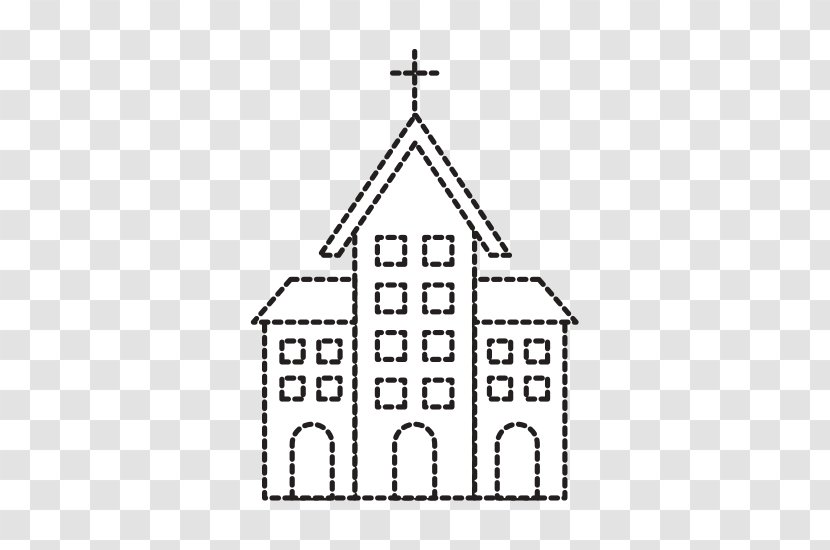 Illustration Church Building Architecture Image - Line Art - Tower Transparent PNG