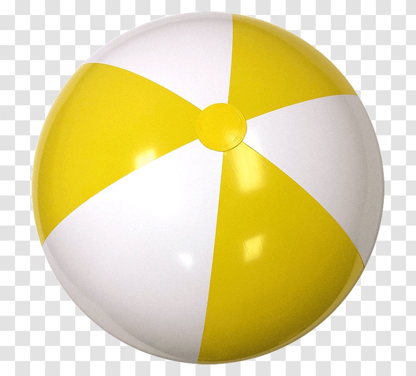Beach Ball Yellow Inch Transparent PNG
