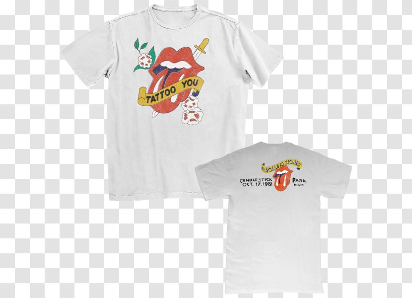 T-shirt The Rolling Stones Concerts Tattoo You 14 On Fire Transparent PNG