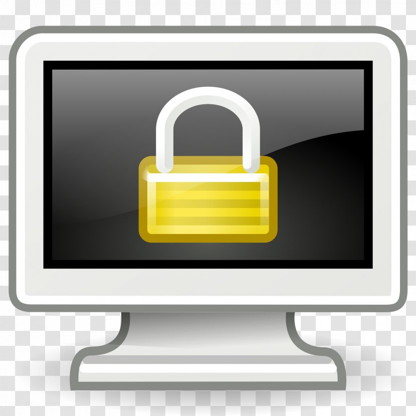 Computer Monitors Lock Screen - Ransomware - Gesture Transparent PNG