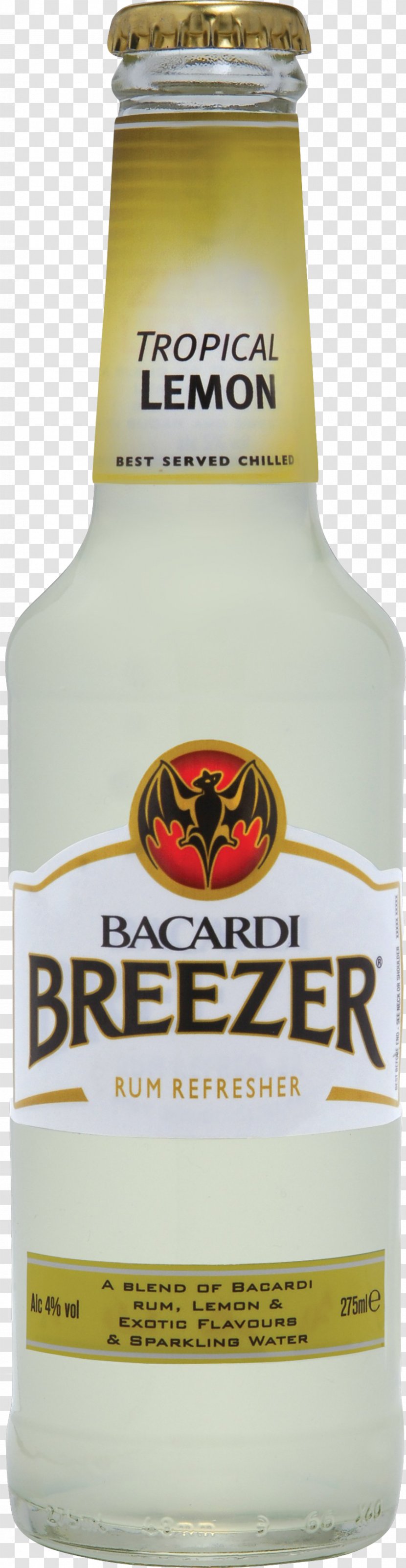 Liqueur Bacardi Breezer Superior Rum Distilled Beverage - Beer Transparent PNG